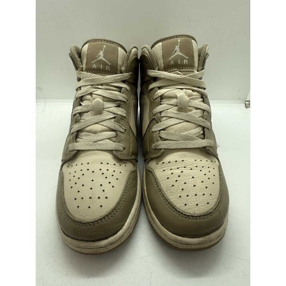 Nike Air Jordan 1 Mid GS Legend Brown Khaki Kids Size 6 Y HF4781-203 Sneakers - Picture 2 of 9